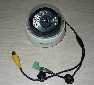 仿三星SCD-2040RP监控摄像机开箱评测 淘宝高性价比安防之选